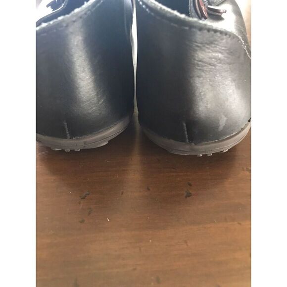 Suzana Izuno Womens 6 Flat Comfort Shoes Brazil Black Handmade Leather Round Toe - Picture 6 of 10